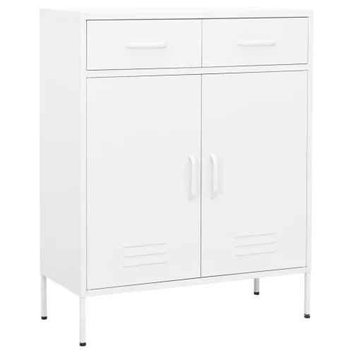 vidaXL fehér acél tárolószekrény 80 x 35 x 101,5 cm