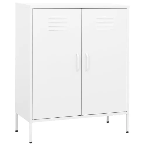 vidaXL fehér acél tárolószekrény 80 x 35 x 101,5 cm