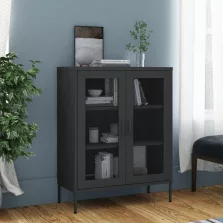   vidaXL antracitszürke acél tárolószekrény 80 x 35 x 101,5 cm
