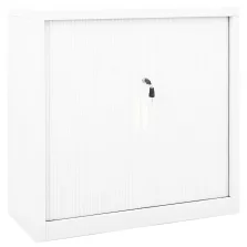 vidaXL fehér acél tolóajtós szekrény 90 x 40 x 90 cm