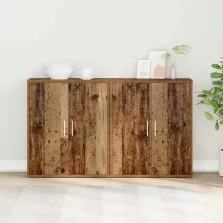 vidaXL Magasfiú 2 pcs Régi fa 60 x 31 x 70 cm Faanyag