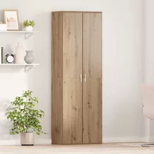 vidaXL Highboard kézműves tölgy 60 x 35 x 180 cm Faanyag