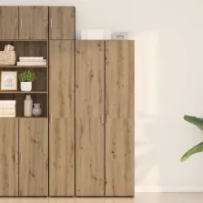   vidaXL Magasfiú kézműves tölgy 70 x 42.5 x 185 cm Faanyag