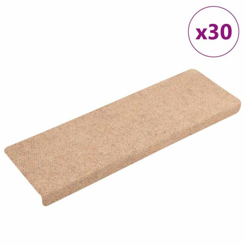 vidaXL 30 db barna öntapadó lépcsőszőnyeg 65x21x4 cm