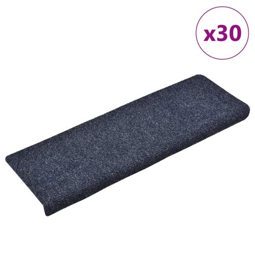 vidaXL 30 db kék öntapadó lépcsőszőnyeg 65x21x4 cm