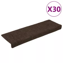 vidaXL 30 db barna öntapadó lépcsőszőnyeg 65x21x4 cm