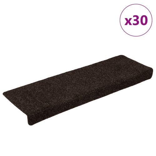 vidaXL 30 db barna öntapadó lépcsőszőnyeg 65x21x4 cm