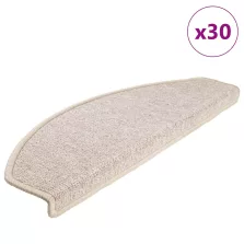 vidaXL 30 db tópszínű lépcsőszőnyeg 65x24x4 cm