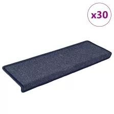   vidaXL 30 db szürke és kék lépcsőszőnyeg 65 x 21 x 4 cm