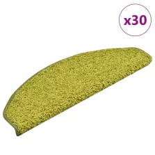 vidaXL 30 db zöld lépcsőszőnyeg 65 x 21 x 4 cm