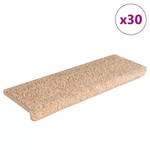 vidaXL 30 db arany lépcsőszőnyeg 65 x 21 x 4 cm