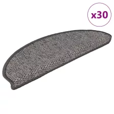   vidaXL 30 db lépcsőszőnyegek öntapadós szizál kinézetű 65x21x4 cm