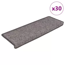   vidaXL 30 db lépcsőszőnyegek öntapadós szizál kinézetű 65x21x4 cm