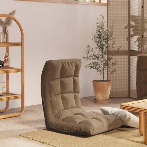 vidaXL tópszínű szövet összecsukható padlómatrac