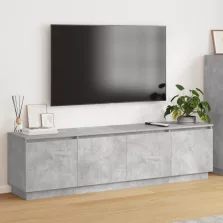 vidaXL TV szekrény Beton Szürke 180 x 38 x 49 cm Faanyag