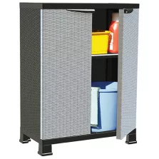 vidaXL rattanstílusú műanyag szekrény 68 x 39 x 92 cm