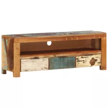   vidaXL tömör újrahasznosított fa TV-szekrény 110 x 30 x 40 cm