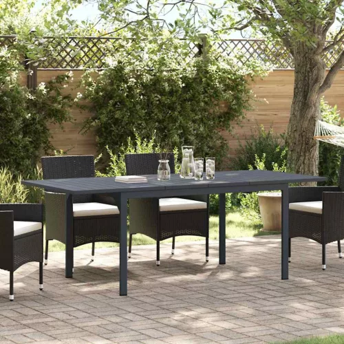 vidaXL Hosszabbító Asztal 2 pcs Antracit 210 x 90 x 73 cm Acél