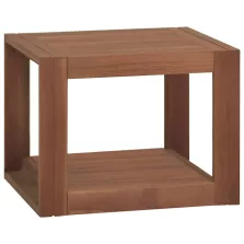   vidaXL tömör tíkfa falra szerelhető fürdőszobaszekrény 45 x 45 x 35 cm