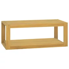  vidaXL tömör tíkfa falra szerelhető fürdőszobaszekrény 90 x 45 x 35 cm