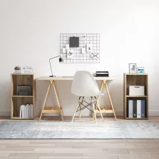 vidaXL TV szekrény garnitúra 2 pcs Artisan tölgy Faanyag