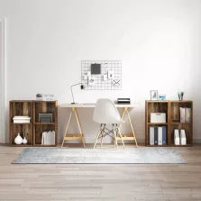   vidaXL TV szekrény garnitúra 4 pcs Régi fa 37 x 35 x 72 cm Faanyag