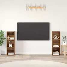   vidaXL TV szekrény garnitúra 2 pcs Régi fa 107 x 35 x 37 cm Faanyag