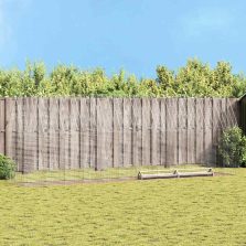   vidaXL Csirkeketrec 2 pcs Ezüst 600 x 100 x 210 cm Horganyzott acél