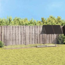   vidaXL Csirkeketrec 2 pcs Ezüst 600 x 100 x 210 cm Horganyzott acél