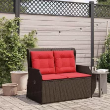vidaXL Kerti pad Barna polirattan