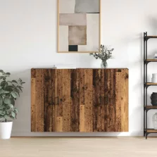   vidaXL Fali szekrény 2 pcs Öreg fa 69,5 x 34 x 90 cm Faanyag