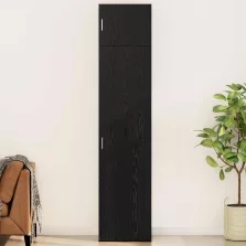 vidaXL Széf 3 pcs Fekete tölgy