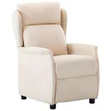 vidaXL Fotel ágy Krém 66.5 x 94 x 101.5 cm Poliészter