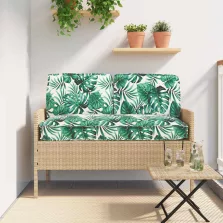   vidaXL Párna készlet Levél 3 pcs Levél mintázat Oxford Szövet