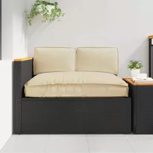 vidaXL Párna készlet 3 pcs Bézs Oxford Szövet