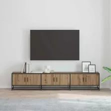   vidaXL TV egységek 2 pcs Artisan tölgy 210 x 35 x 41 cm Faanyag