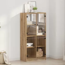 vidaXL Magasfiú Artisan tölgy 68 x 37 x 142 cm Faanyag
