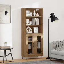 vidaXL Magasfiú Artisan tölgy 69,5 x 34 x 180 cm Faanyag