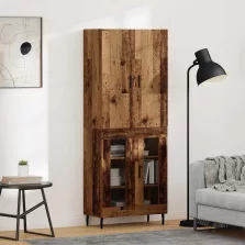   vidaXL Magasfiú Falra szerelhető Régi fa 69,5 x 34 x 180 cm Faanyag