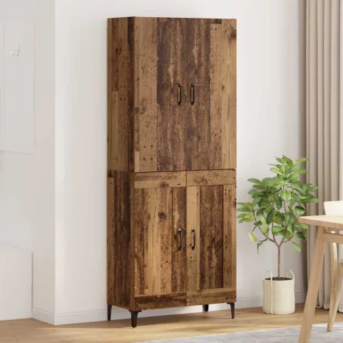 vidaXL Magasfiú Öreg fa 69,5 x 34 x 180 cm Faanyag