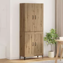 vidaXL Magasfiú Artisan tölgy 69,5 x 34 x 180 cm Faanyag