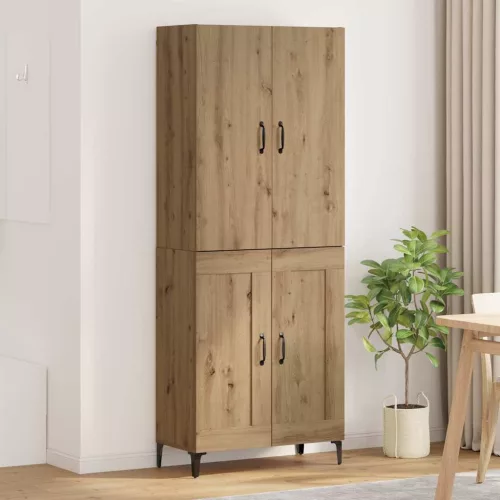 vidaXL Magasfiú Artisan tölgy 69,5 x 34 x 180 cm Faanyag