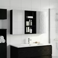   vidaXL Fürdőszobai Szekrény Szett 3 pcs 90 x 10,5 x 50 cm Faanyag