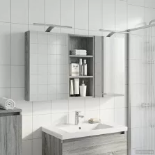   vidaXL Fürdőszobai Szekrény Szett 3 pcs 110 x 10,5 x 60,5 cm Faanyag