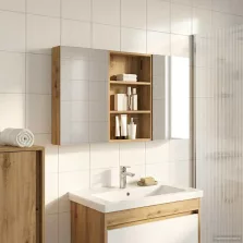   vidaXL Fürdőszobai Szekrény Szett 3 pcs 120 x 10,5 x 60,5 cm Faanyag
