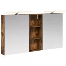   vidaXL Fürdőszobai Szekrény Szett 3 pcs 130 x 14,5 x 70 cm Faanyag