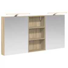   vidaXL Fürdőszobai Szekrény Szett 3 pcs 140 x 14,5 x 70 cm Faanyag
