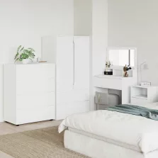 vidaXL Tároló szekrények Fehér 80 x 48 x 105 cm Faanyag