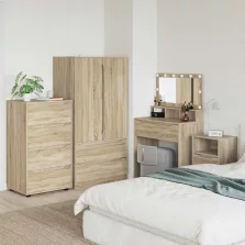   vidaXL Tároló szekrények Sonoma tölgy 60 x 48 x 105 cm Faanyag