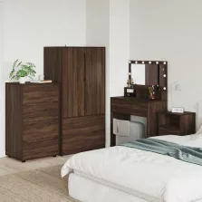   vidaXL Tároló szekrények Barna Tölgy 60 x 48 x 105 cm Faanyag